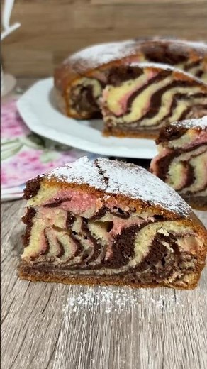 Colorful Zebra Cake