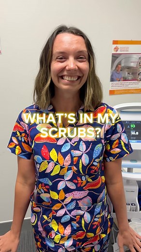 Let’s check out what’s in Lily’s colourful scrubs. 👚 As a clinical nurse, no two weeks are the same for Lily; she works in the Adem Crosby Centre as a Team Leader or as the RACE phone triage nurse, and on other days she works as a Surgical Breast Care nurse. What was your favourite item of Lily’s? We know what ours was…🐕 #SunshineCoastHealth #WhatsInMyScrubs | Sunshine Coast Health