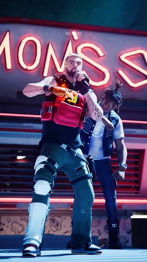 Epic Rap Monster Icon Emote in Fortnite