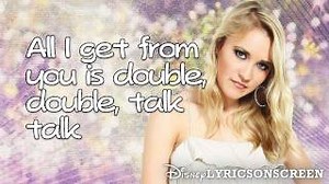 DOUBLE TALK Lyrics - EMILY OSMENT | eLyrics.net