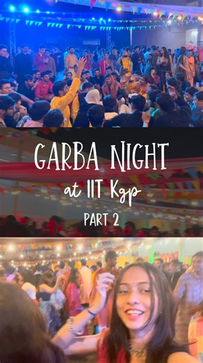 Sukalpita on Instagram: "Dancing garba through the rain: Part 2 of Garba Night at IIT Kgp #explore #iit #fyp #iitkhargpur #instagram #iitkgp #college #like #foryoupage #garba #garbanight #navratri #dandiya #iitian #navratrispecial❤️ #garbalovers❤️ #followers"