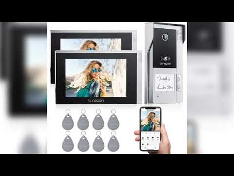 A must-have product! TMEZON 4 Wire WiFi Video Intercom, 1080P Video Doorbell Intercom System,7" IP