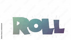 Roll On Text Changing Tessellation Looping Grid Text Morph Stock Video