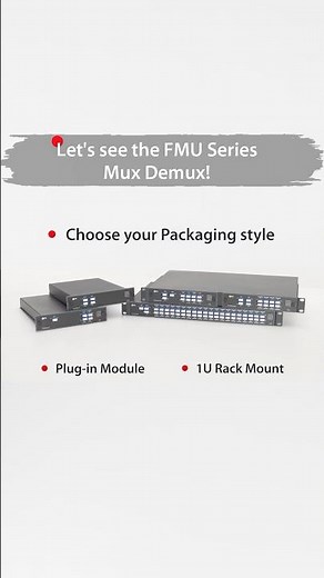 Simplify Your Network with FMU Mux Demux丨FS#wdm #opticalnetworking #shorts