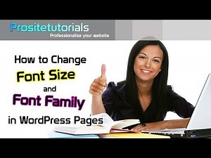 How to Change Font Size and Font Family in WordPress Posts - Easiest WAY