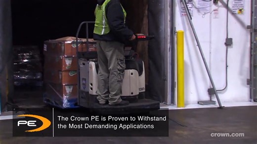 1.8K views · 25 reactions | If your operation calls for performance in a variety of applications, Crown's PE Series Electric Walkie Rider Pallet Truck excels at dock work, transport, order picking, and more. Its electronic power steering improves control and maneuverability while enhancing operator comfort and productivity. https://bit.ly/3yR9XYT | Crown Equipment Corporation | Facebook