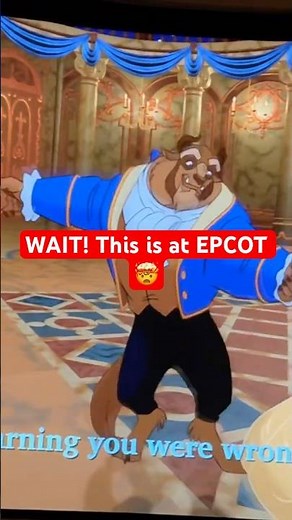 Beauty and the Beast Moment at EPCOT 🇫🇷✨