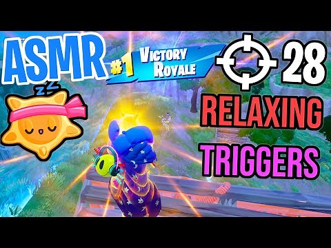 ASMR Gaming 😴 Fortnite Relaxing Special Triggers + Mouth Sounds 🎮🎧 Controller Sounds + Whispering 💤