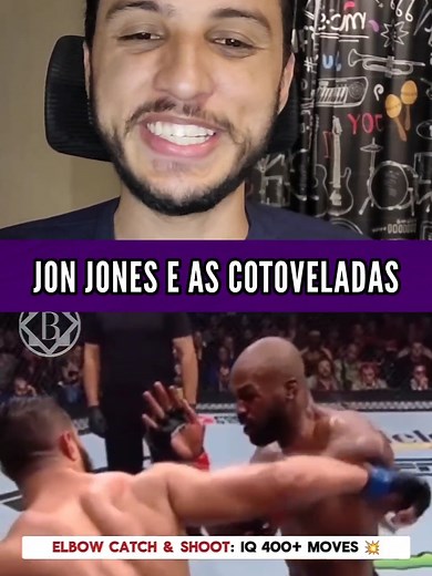 Jones e suas cotoveladas letais no UFC