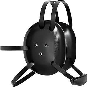 Wrestling Headgear, Grappling Earguard Head Gear with Adjustable Black Straps, Ear Protection Guards for Wrestler, MMA, Jiu Jitsu, Ideal for Men, Women, Adults and Youth