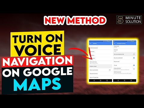 How To Turn On Voice Navigation On Google Maps 2025
