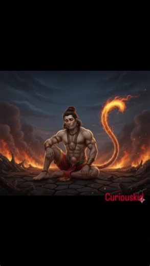 Hanuman Ji Ki Anokhi Kahani 🙏 | #BhaktiShort | #CuriousKid #Shorts #HanumanJi #bhaktivibes #ramayan