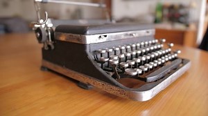 Old Vintage Royal Typewriter On Table Stock Footage Video (100% Royalty-free) 1041972325 | Shutterstock