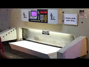 Paper cutting machine program