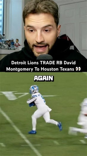 What is your reaction to the David Montgomery trade? #detroitlions #nfl #nflfootball #houstontexans
