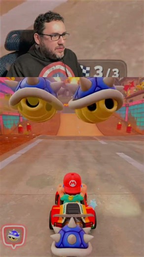 Mario Kart World Blue Shell Chaos: From 1st to 6th in Seconds! #shorts