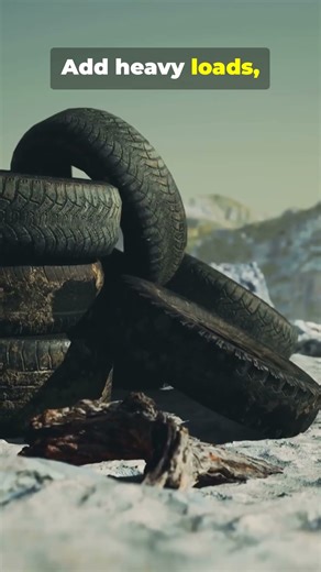 Tires EXPLODE on Purpose? Here’s Why. #facts #Tires #Blowout #CarSafety #Engineering #Shorts