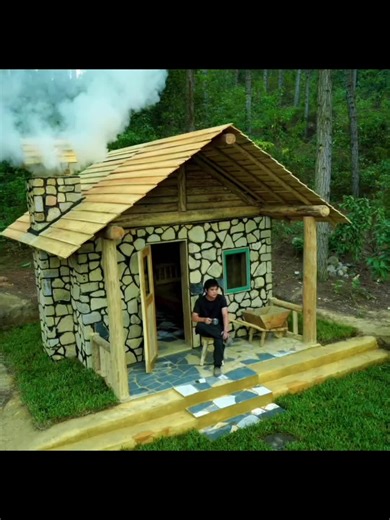 Build Your Own Forest Cabin with Natural Materials