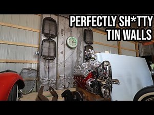 Recycling Old Barn Tin For The Walls In Our Upstairs Shop Addition