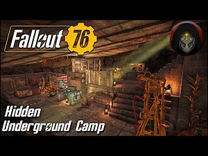 Hidden Underground Camp | FALLOUT 76 - Camp Building Guide