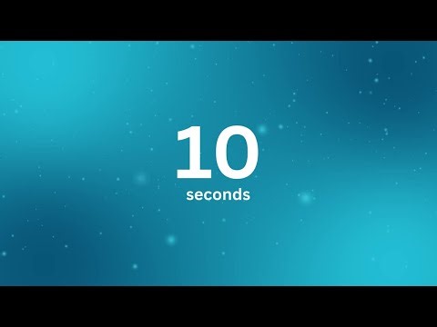 10 Second Timer ⏱️ | Silent Countdown with End Beep