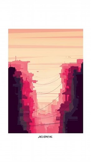 Drawing SUNSET CITY on iPad