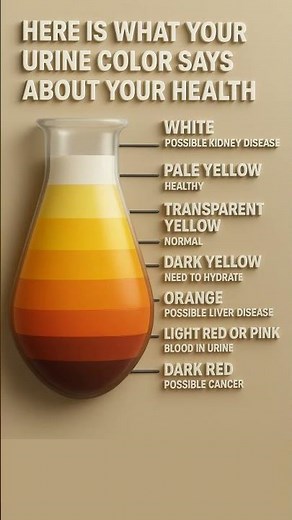 Urine Color Guide: Healthy or Dangerous? 🚨 Science Explained Simply #healthylifestyle