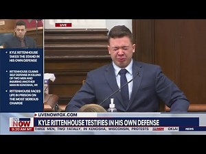 Kyle Rittenhouse cries uncontrollably while testifying he was cornered | LiveNOW from FOX