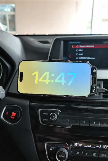 Multi-Function Car Phone Mount with Wireless Charging