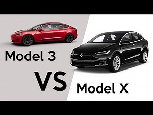 Tesla MODEL 3 vs MODEL X Comparison