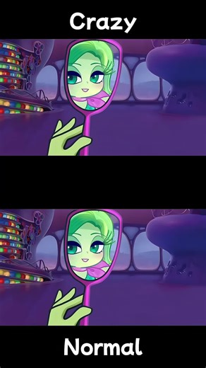 Harpy Hare Takes Over: Disgust vs Envy in Inside Out 2 🤢💚 #InsideOut2 #InsideOut #Pixar #Disgust #Envy