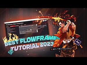After Effects "Flowframes" -The Best [Tutorial/Tipps]!