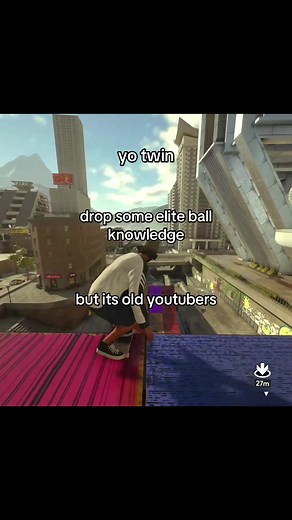 Ball Knowledge from Old YouTubers in Skate Gameplay