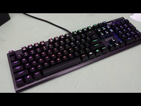 AZIO MGK1 RGB Keyboard Lighting Effects