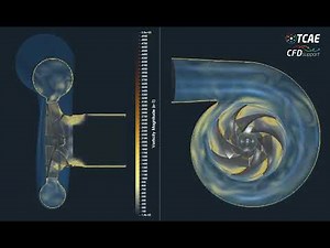 Centrifugal Pump CFD FEA FSI Vorticity Full Transient Simulation including Cavitation