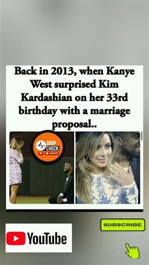 💍🎂FLASHBACK 2013:When Kanye West Surprised Kim Kardashian With an Epic Birthday Proposal#shorts#fyp"
