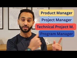 What's the difference?|Product Manager, Project Manager, Technical Project Manager, Program Manager