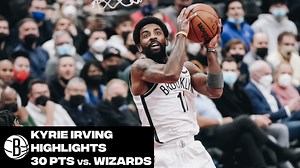121K views · 8K reactions |  | Kyrie with a season high 30 points to lead the team to a win! | Brooklyn Nets | Facebook