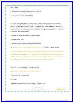 NBRC TMC PRACTICE EXAM STUDY GUIDE NEWEST VERSION WITH 600 QUESTIONS AND CORRECT SOLUTIONS JUST RELE