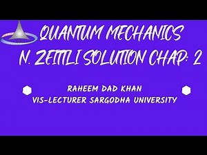 Solution manual to concepts and application of quantum mechanics by Noureddine zeittli chapter 2