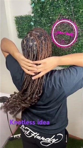 #hairstyles #viral #braids #knotlessbraids # butterfly knotless