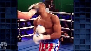 “Creed” star, Michael B. Jordan, got knocked out while filming the “Rocky” sequel. Check out the behind-the-scenes footage: #WhatYouMissed | MySA