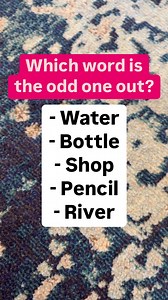 24K views · 24 reactions | Odd word out #reels #puzzle | Hack 'n' Giggle | Facebook