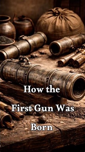 How the first gun was born #historyfacts #history #fyp