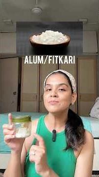How to use Alum/Fitkari in a right way ! #skincare