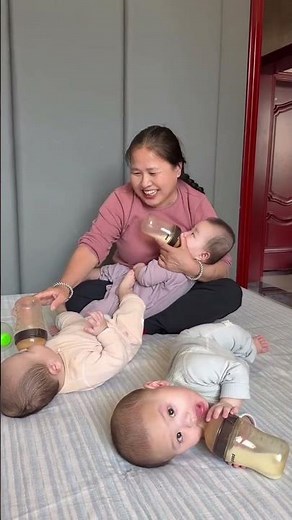 Life with Triplets Is Tiring but Full of Love #baby #triplets #cutebaby