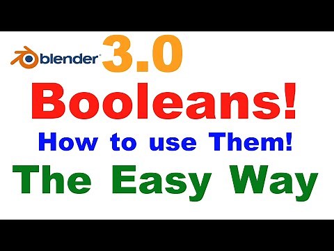 Blender 3.0 - Booleans and how to use them! Yes, They're Better Now!