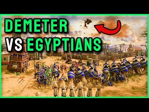 Demeter Is Causing CHAOS vs Egyptians — NEW AoM DLC