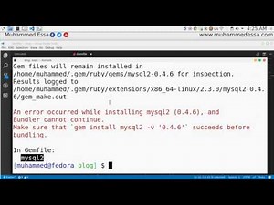 12 Ruby on Rails MySQL connection