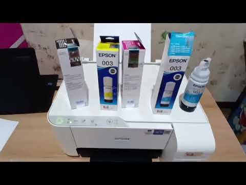 Review Tinta Original Epson 003 + Cara Cek Keaslian & Isi Tinta di EcoTank L3256